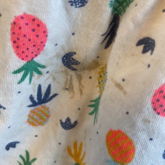 GAP Girls Pineapple Patterned Cotton T-shirt Short Sleeve Dress - XL - Picture 6 of 6